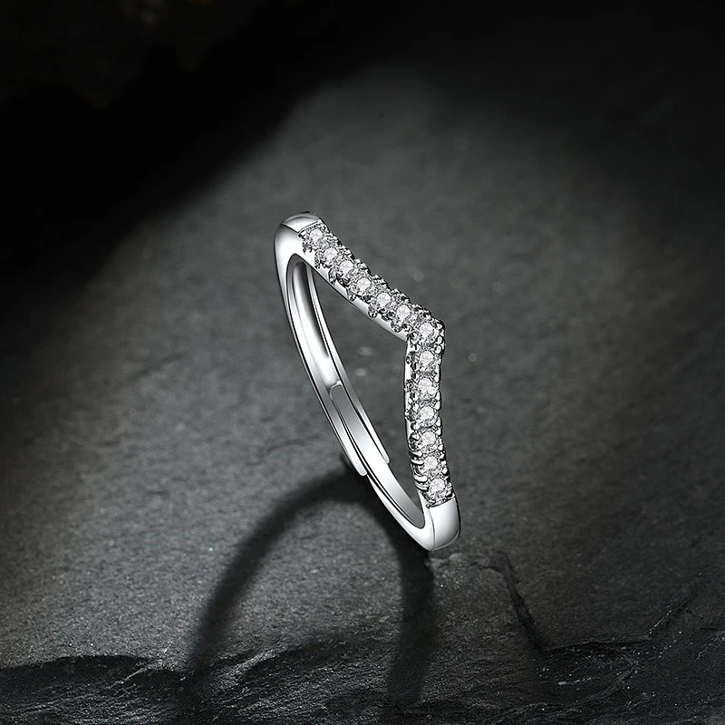 Unisex 925 Sterling Silver Adjustable Simplicity Fashion Ring