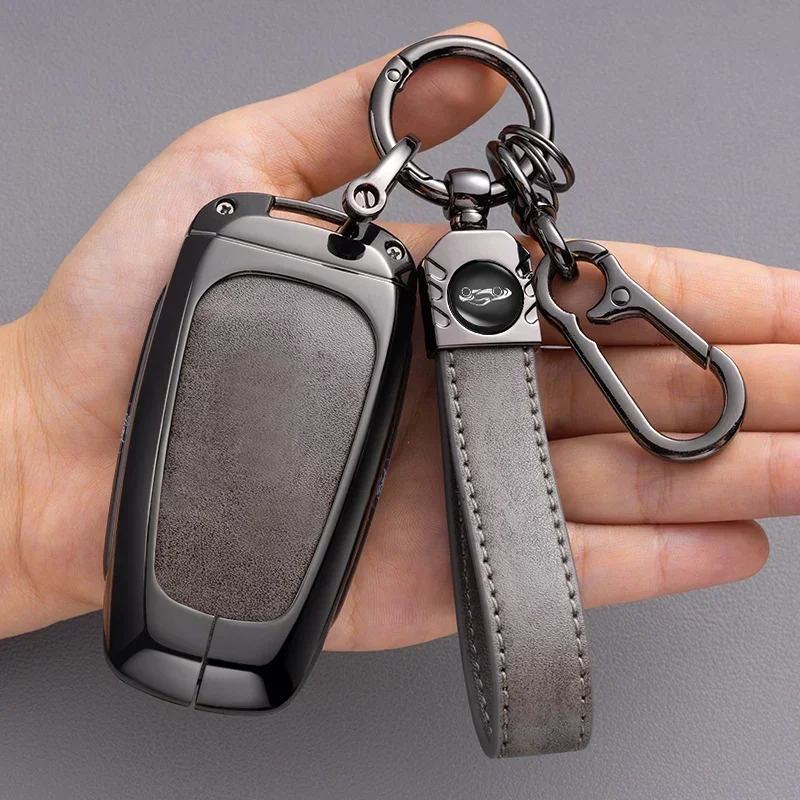 حافظة مفاتيح السيارة غطاء كامل لفورد فيوجن موستانج اكسبلورر F150 F250 F350 EcoSport Edge S-MAX رينجر لينكولن مونديو