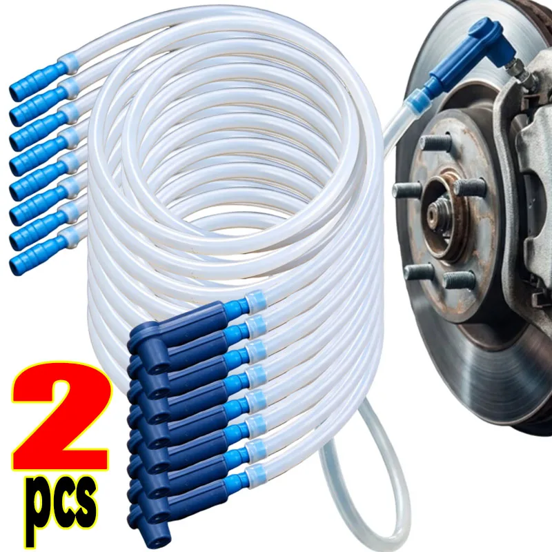 

Oil Change Tube for Brake Fluid Exchanger Brake Bleeder Hose Kit with Blue Adapter 1.2m Corrosion-Resistant Leak-Proof Tools