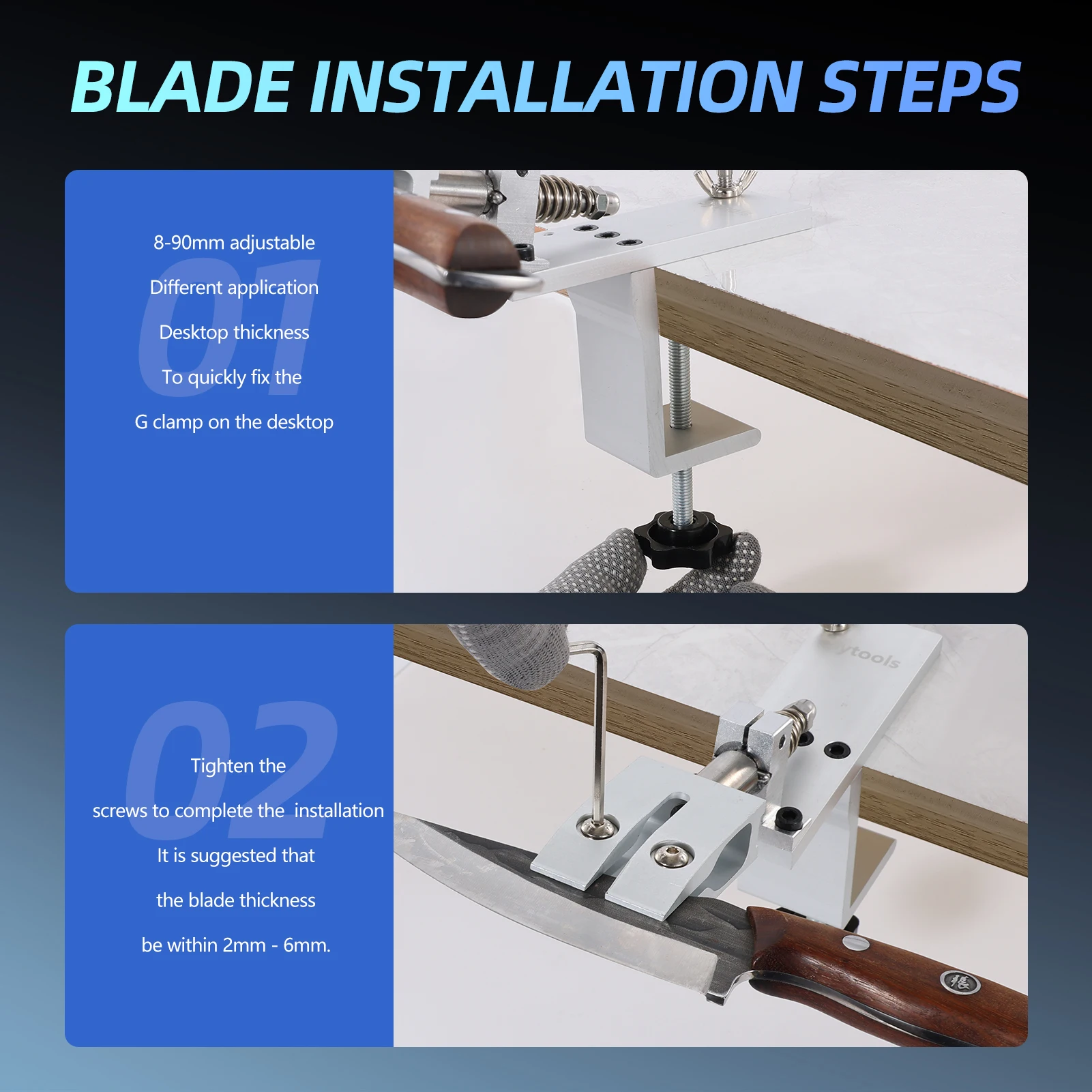 360° Flip Fixed-Angle Knife Sharpener System  Aircraft-Grade Aluminum Whetstone Kit | Pro Kitchen Tool Sharpening Solution