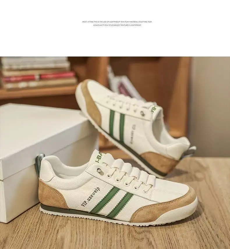 Modische Designer Casual Sneakers für Herren Flache Sneakers Bequeme Atmungsaktive Laufschuhe Outdoor Rutschfeste Herren Sportschuhe – Detail 10