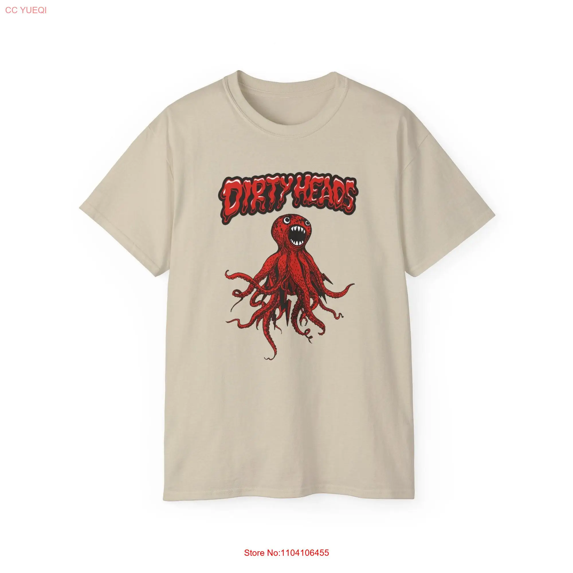 Dirty Heads Shocktopus T Shirt long or short sleeves