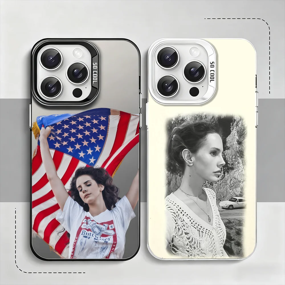 

Singer L-Lana Del Rey Stove phone case For iPhone 12 11 13 14 15 16 17 Max Pro Plus Mini Protective IMD Color Cover