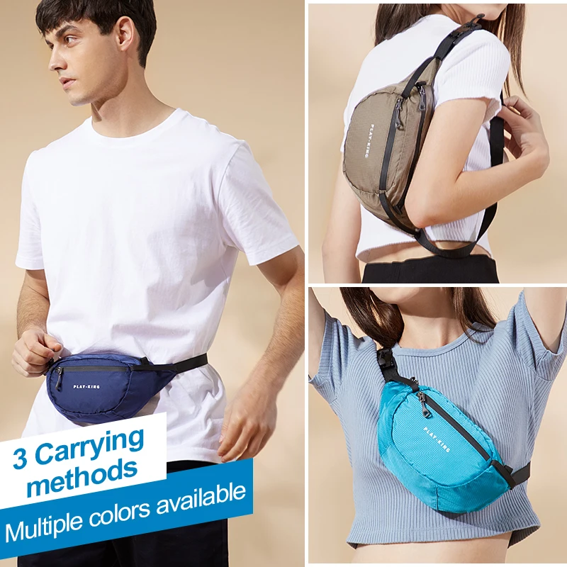 Men Waist Bag Pack Purse Casual Large Phone Belt Bag Pouch Women\'s Canvas Travel Phone Bag