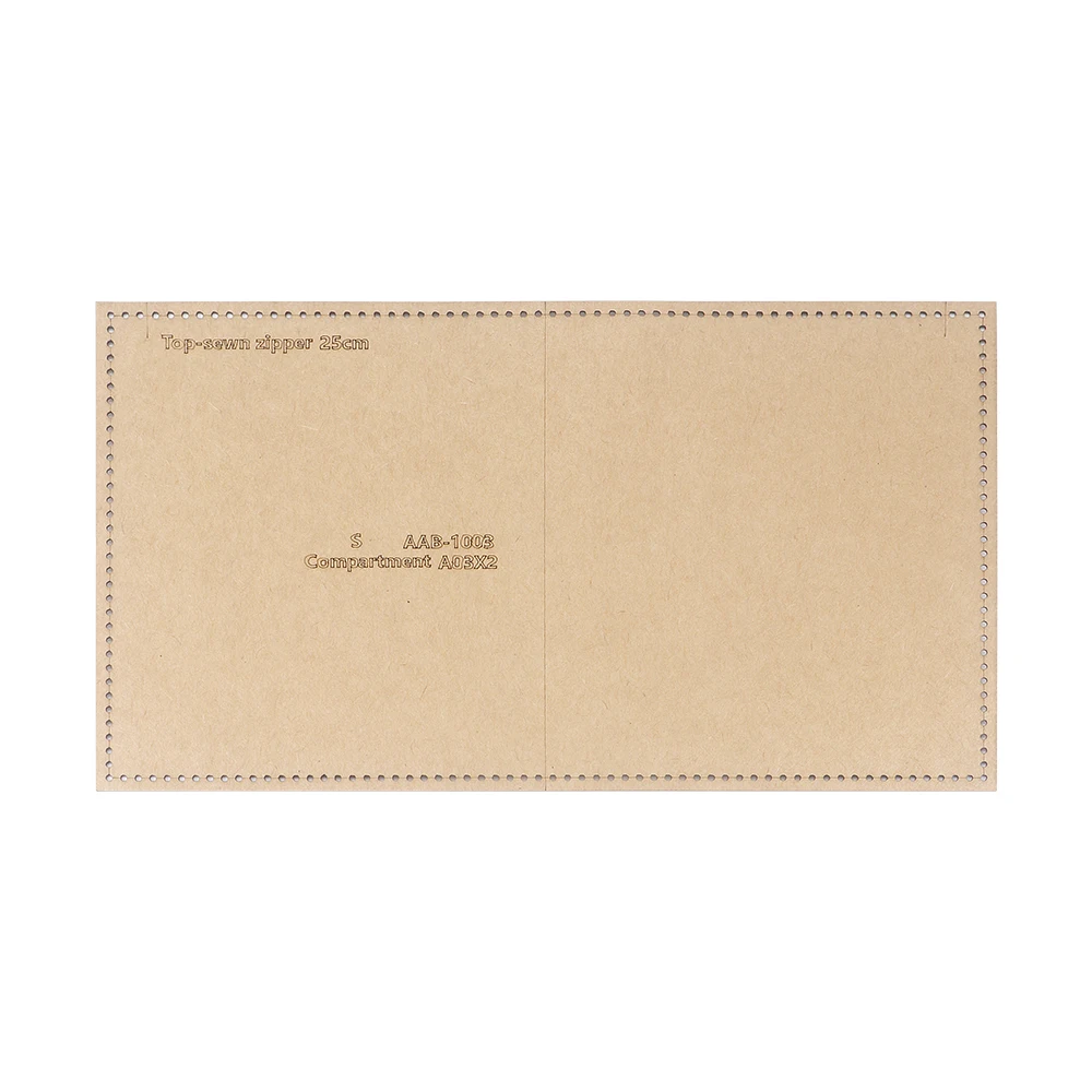 1set DIY Sewing Paper Template, Kraft Paper with Perforated Paper Drawing Mold, Used for Handmade Fashion Handbag/Crossbody Bag - view 5