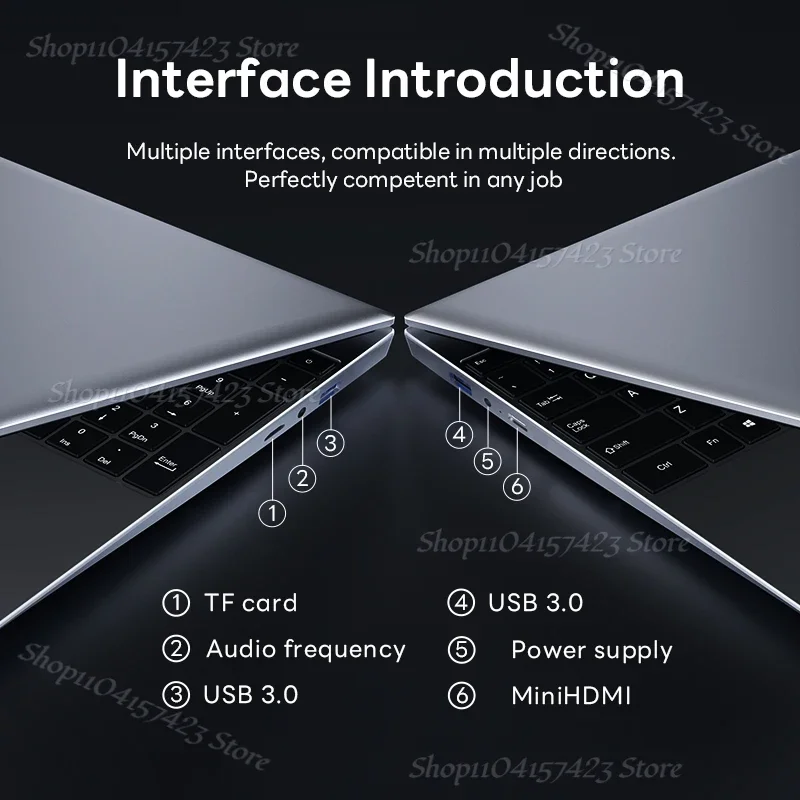 Imagem -06 - Computador Portátil Windows 11 Intel Core i7 8500y 15.6 Polegada 20gb Ddr 1tb Ssd Escritório Laptops Desbloqueio de Impressão Digital Notebook