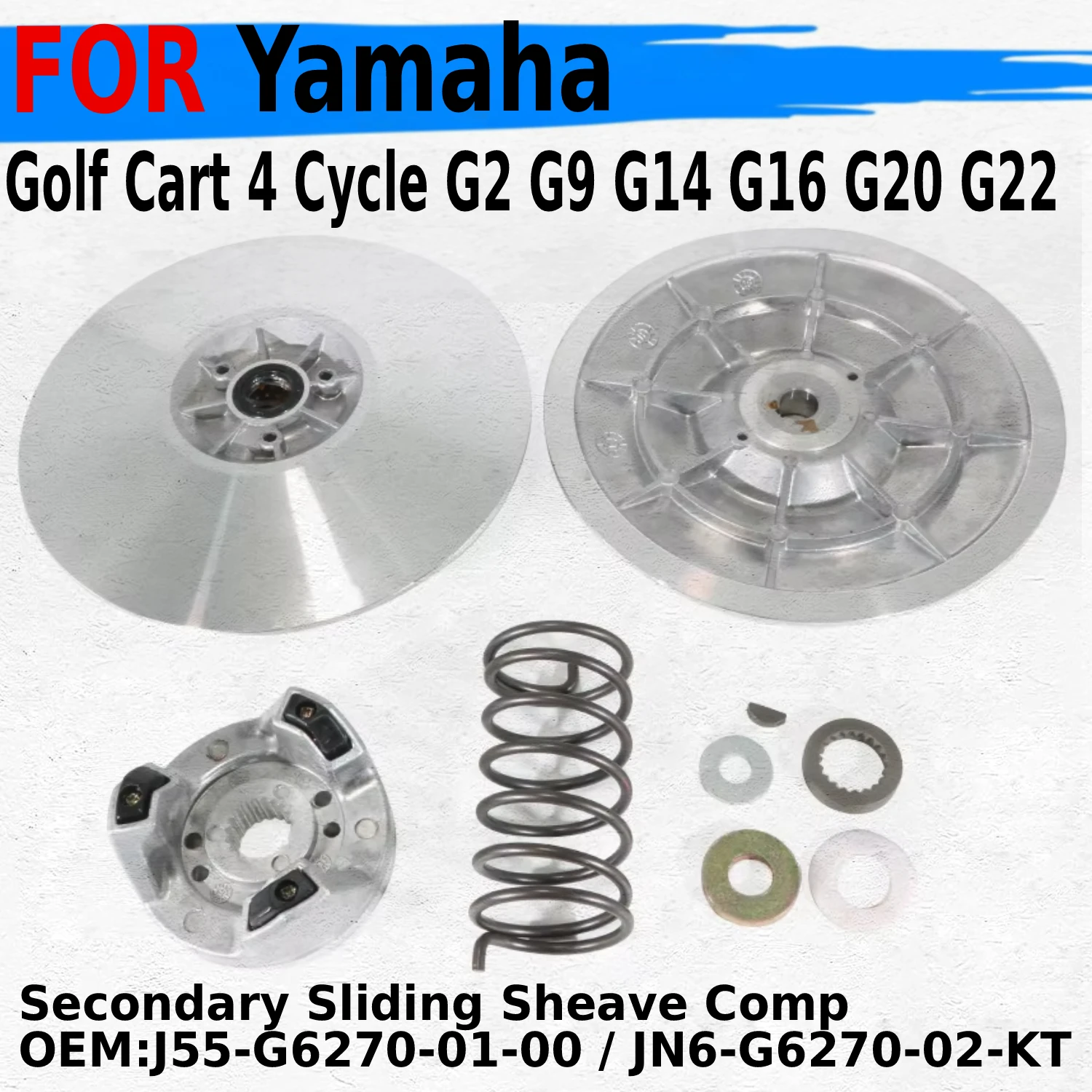 

Motorcycle Clutch Friction Disc Plate for Yamaha Golf Cart 4 Cycle G2 G9 G14 G16 G20 G22 OEM:J55-G6270-01-00 / JN6-G6270-02-KT