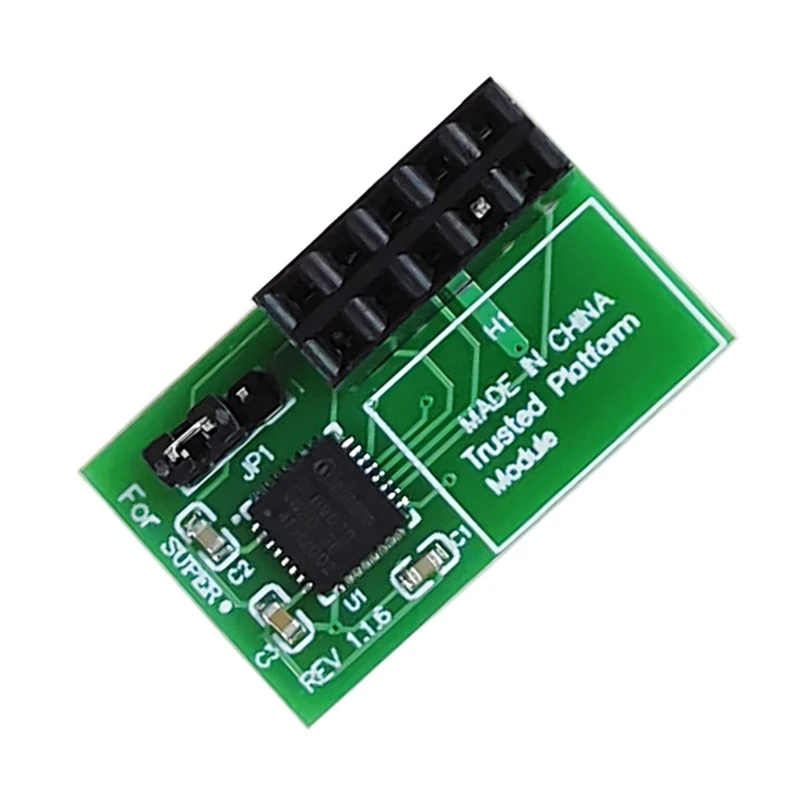 SuperMicro AOM-TPM-9670H (Horizontal) SPI capable TPM2.0 with 9670 Controller