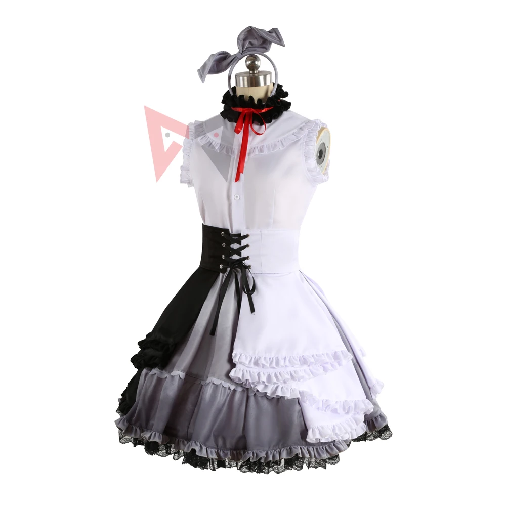 Wonderlands Showtime SEKAI ALBUM Vol.1 Rin Cosplay Costume Dress Headwear White And Black Set Custom Made