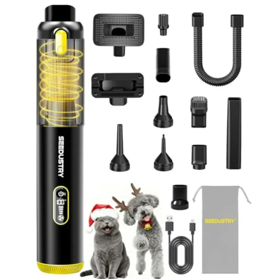 

Ручной беспроводной пылесос, мини-маленький автомобильный пылесос, портативный пылесос для шерсти домашних животных, 3 режима всасывания — до 18000 па, 6 удар и всасывание