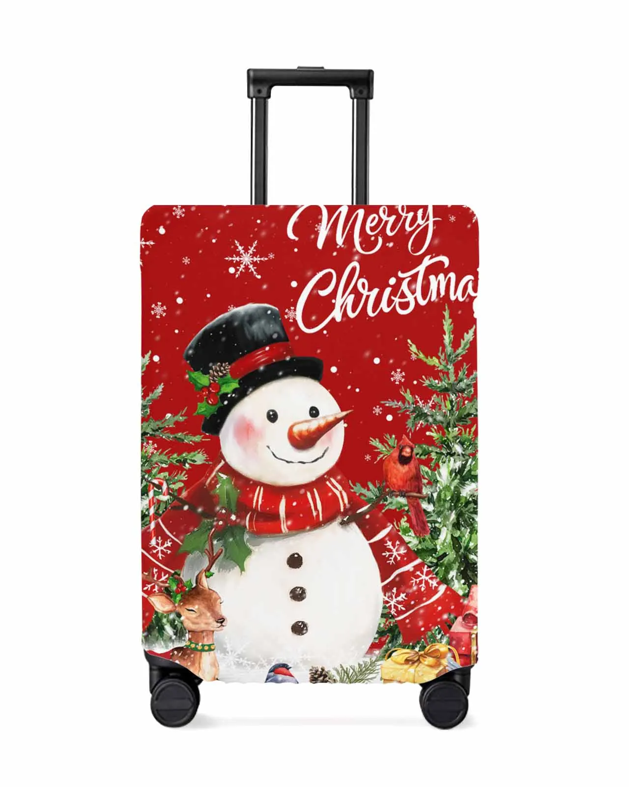 Christmas And Winter Snowflake Trees Elastic Baggage Cover For 18-32 Inch Suitcase Case Dust Cover Travel Accessories