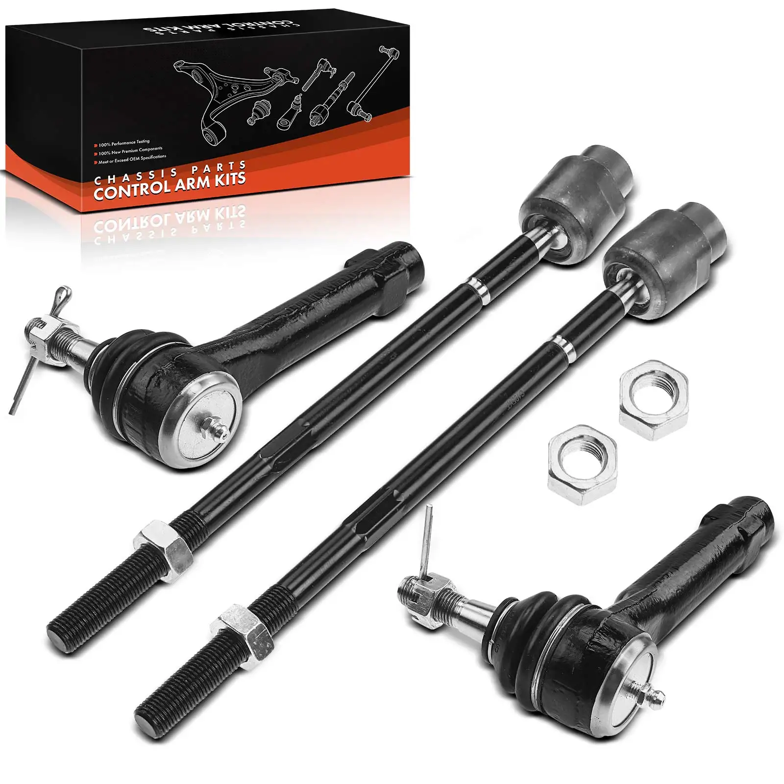 Frankberg 4-delige draagarmset vooras buitenzijde voor Chevrolet Impala Opel Sintra Vauxhall Sintra ES3453