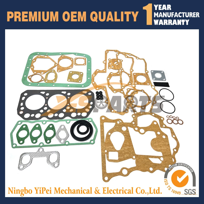 K3M K3M-DT Full Overhaul Gasket Kit for Mitsubishi MT300 MT300D MT301D WS310 WS410A Case 275 1140 Cub Cadet 7300 7305 7272 7273