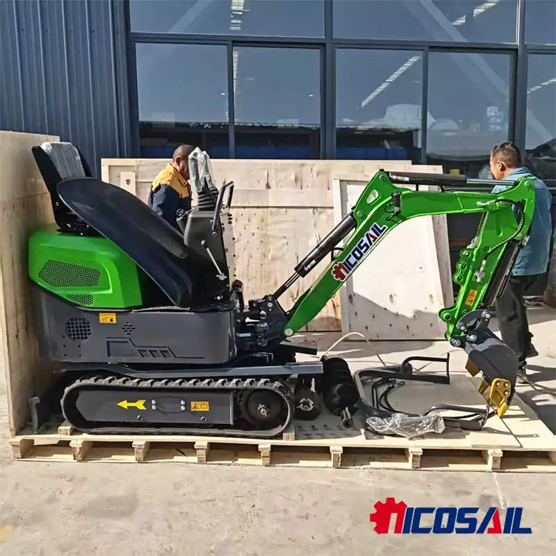 Mini escavatore cingolato di alta qualità: approvato EUR5 ed EPA per il drenaggio dei frutteti e lo sviluppo agricolo