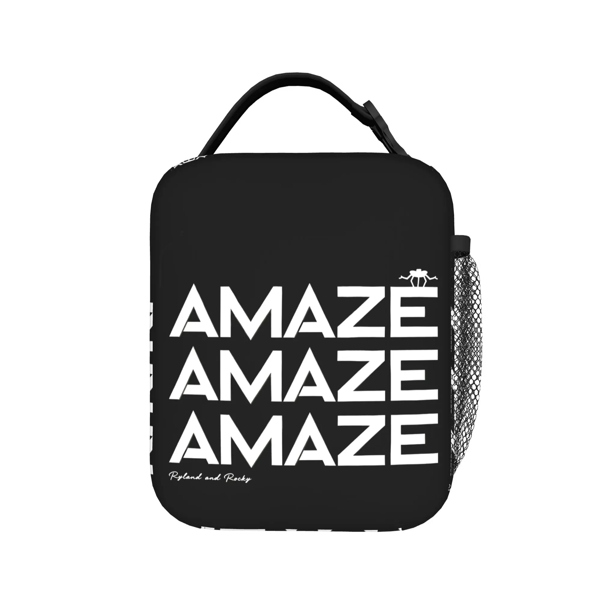 Project Hail Mary Shirt Amaze Minimalist Space Insulated Lunch Bags Thermal Bag Reusable,Meal Container  Portable Tote Lunch Box