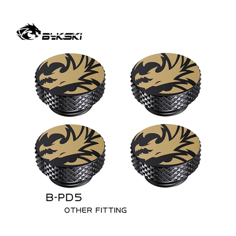 4Pcs Bykski B-PD5 Boutique Frost Dragon , Multiple Color , G1/4