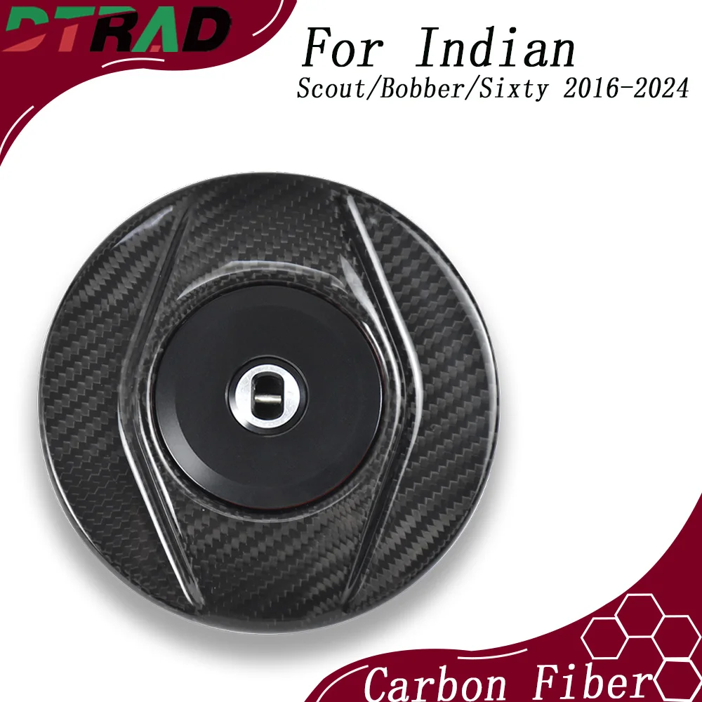 

For Indian Scout/Bobber/Sixty 2016-2024 Challenger 2020-2023 Motorcycle Key Locking Quick Release Fuel Tank Cap Gas oline Cover