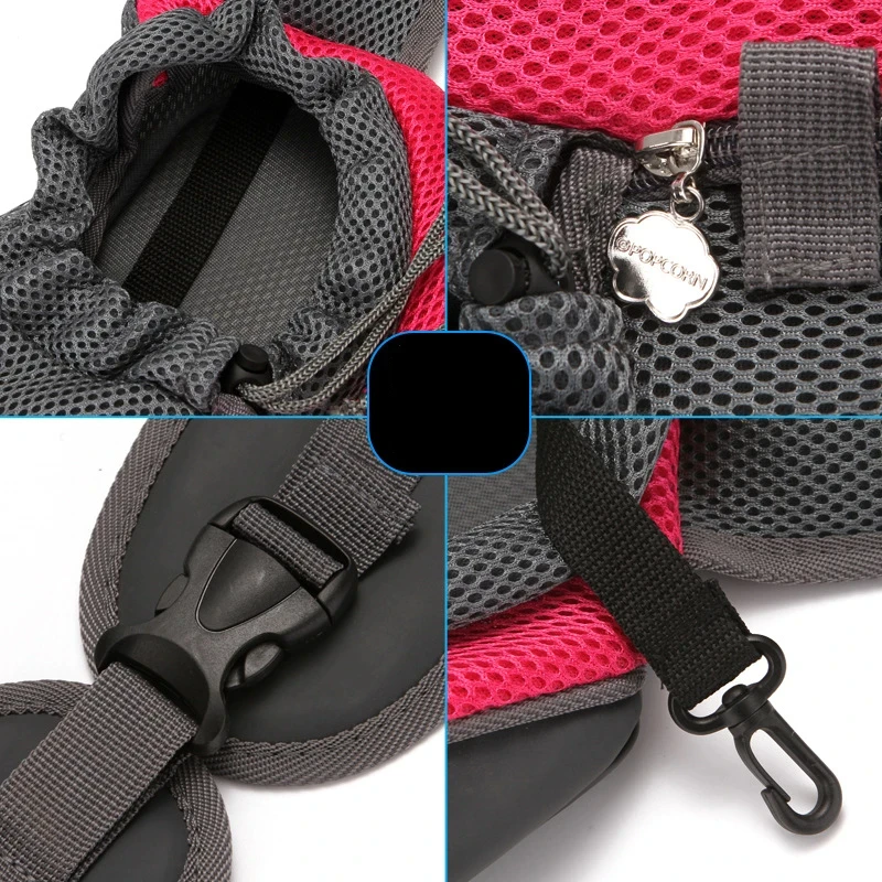 Pet Puppy Carrier  Outdoor Travel Dog Shoulder Bag Mesh Oxford Single Comfort Sling Handbag Tote Pouch