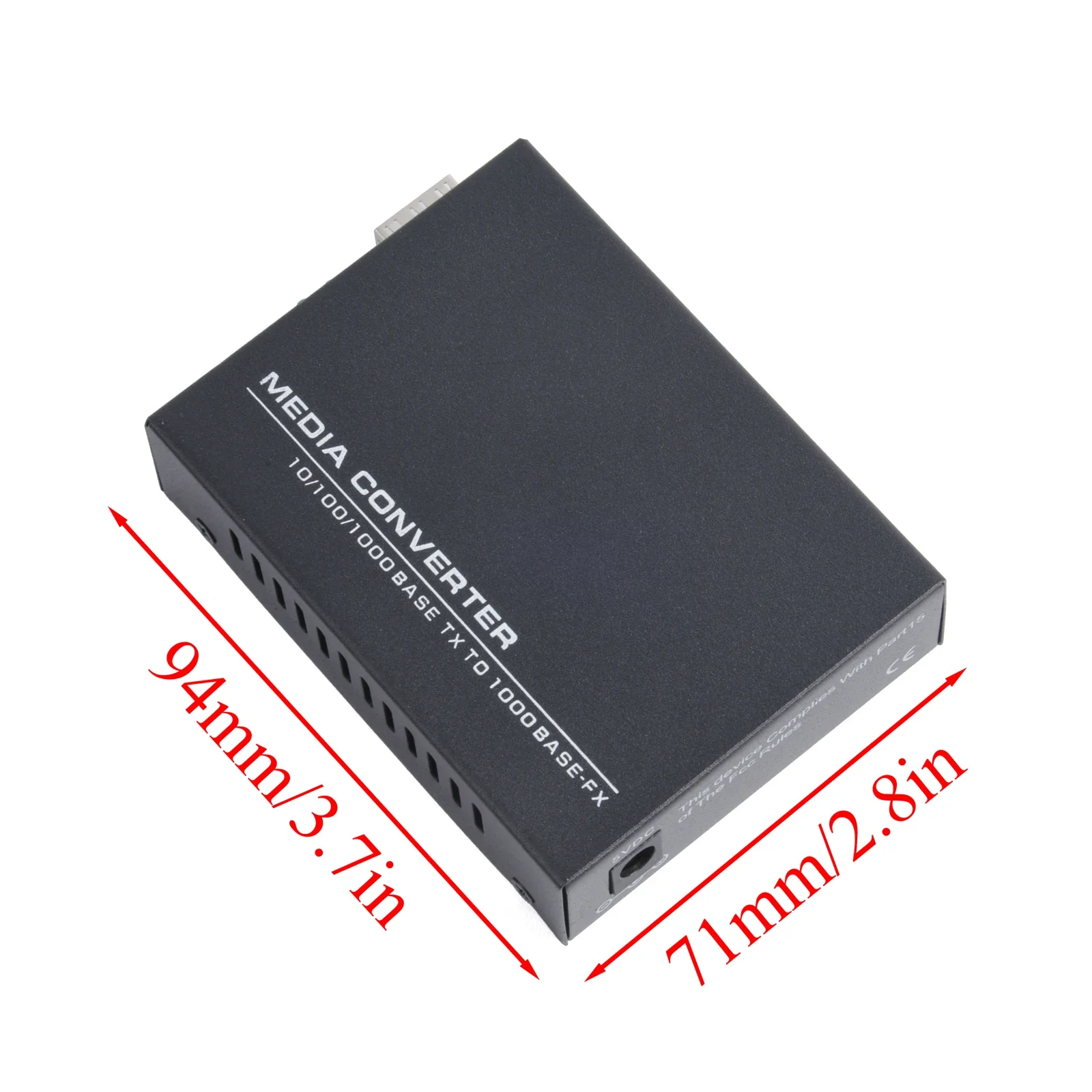 1PCS Gigabit SFP Media Converter 1 SFP a 1 RJ45 Ricetrasmettitore 10/100/1000M Interruttore In Fibra Ottica Con 3KM/20KM LC/SC SFP modulo