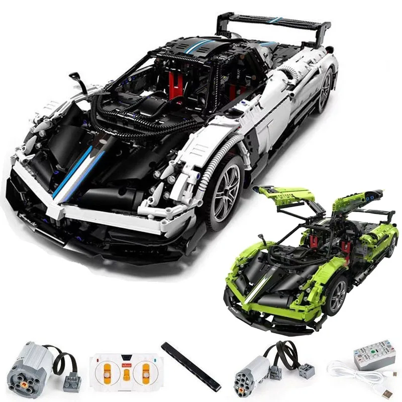 

MOC High-Tech 1/8 Pagani Huayra BC Building Blocks Car Super Speed Sports Racing Car Bricks Children's Toy Vehicles Models Gift