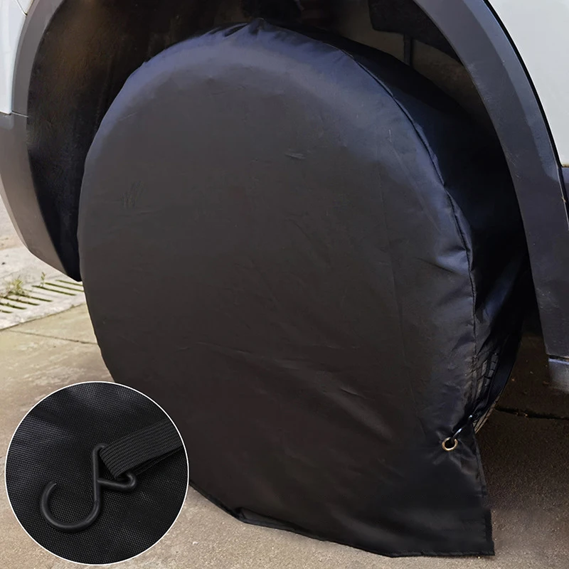 Universal Car Spare Wheel Tyre Cover Wheel Pocket Tire Spare Tire Storage Cover Handbag Wheel Protective Bags Spare Tire Cover