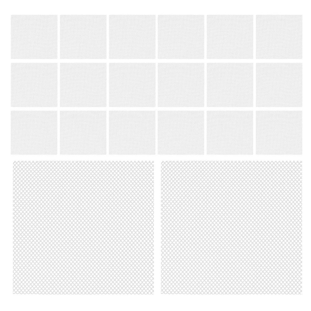 

20Pcs Eye Mesh for Mask Fursuit Eye Mesh Sheets Comfortable Breathable DIY Fabric for Cosplay Mask Costume Making Crafts