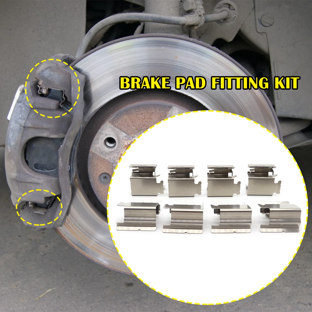 

Car Brake Pad Fitting Shoe Hardware Shims For SUBARU JUSTY Toyota AURIS AVENSIS COROLLA Repair Kit Replacement Part Accessories