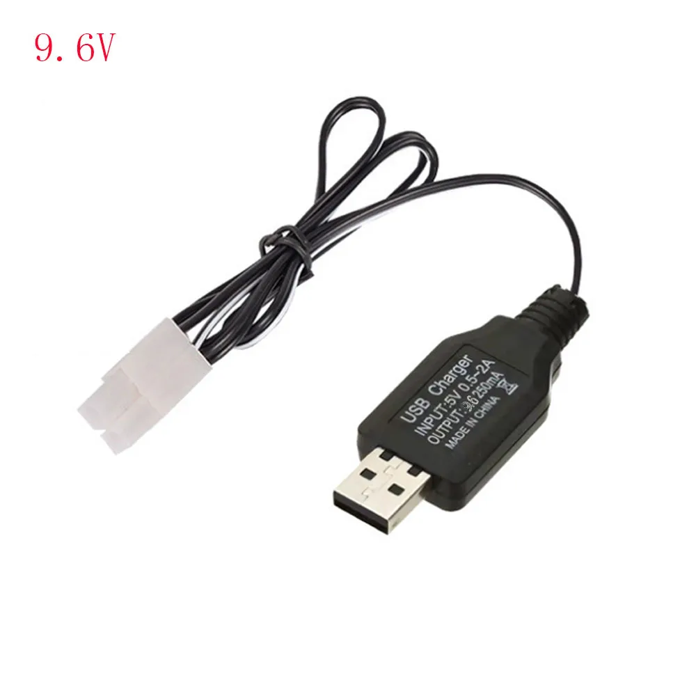 7.2V 9.6V 2Pin Power Supply Charger for NiCd NiMH Battery 220-240V EU Plug Input 5V USB Input 7.2/9.6V Output Charger for RC Toy