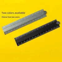 30cm Folding Ruler Drawing Measuirng Tool Aluminum Alloy Straight Ruler Multifunctional Metal Ruler School Office Supplies 4