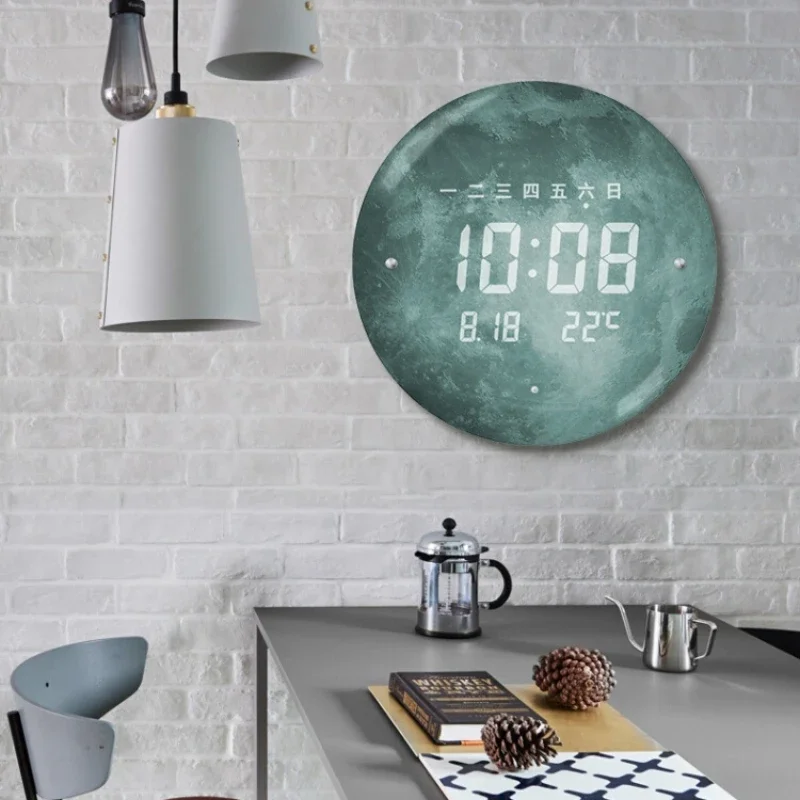 LED Electronic Clock Living Room Simple Modern Fashionable and Atmospheric Clock for Home Use