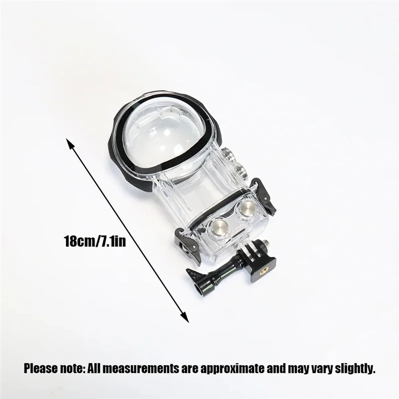 

VO-Dive Case For Insta360 X3 Invisible Waterproof Case,360° Panorama Camera Accessory, Dive Case With 40M Water