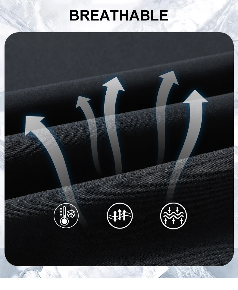 Laufhose, kühlende Sommerhose aus Eisseide, weiche, dehnbare Hose, lockere, lässige, schnell trocknende Workout-UV-Schutz, leichte Hose – Detail 3