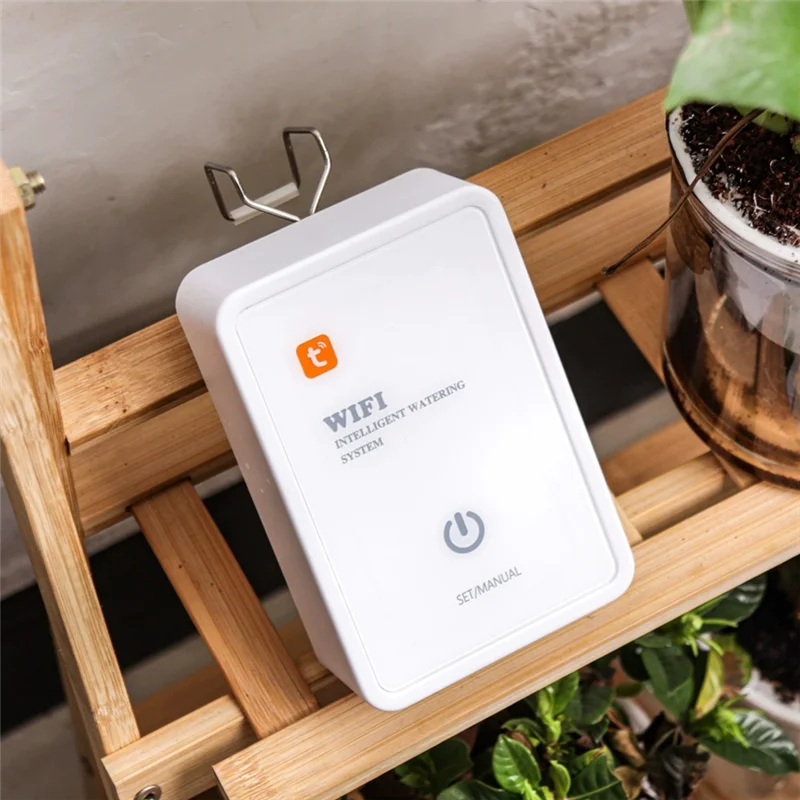 

【Hot-Sell】Tuya Wifi Smart Watering System For Gardens Automatic Drip Irrigation Device Lawn Care Moisture Controller For Plants