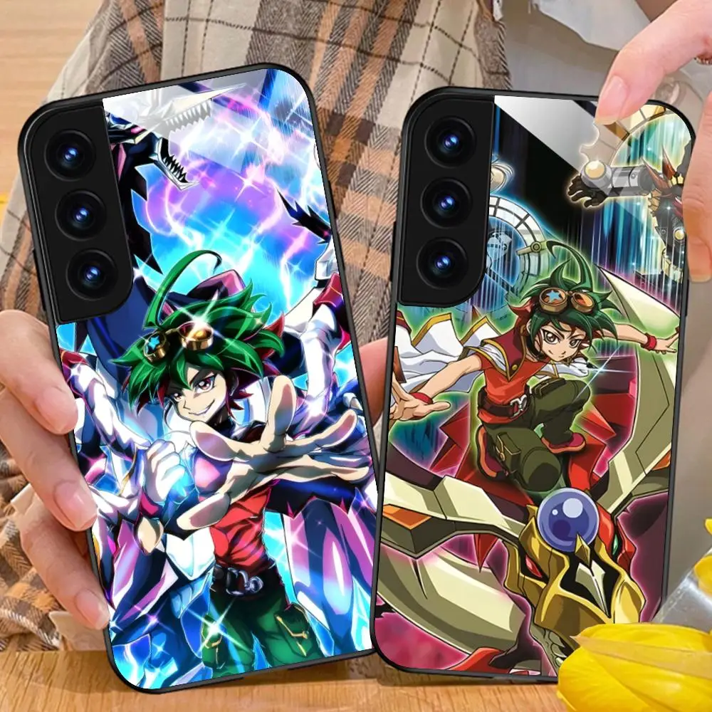 Yugioh Yuya Sakaki Phone Case for Samsung Galaxy A56 55 54 53 52 51 36 35 34 23 16 15 5G Glass Protective Cover