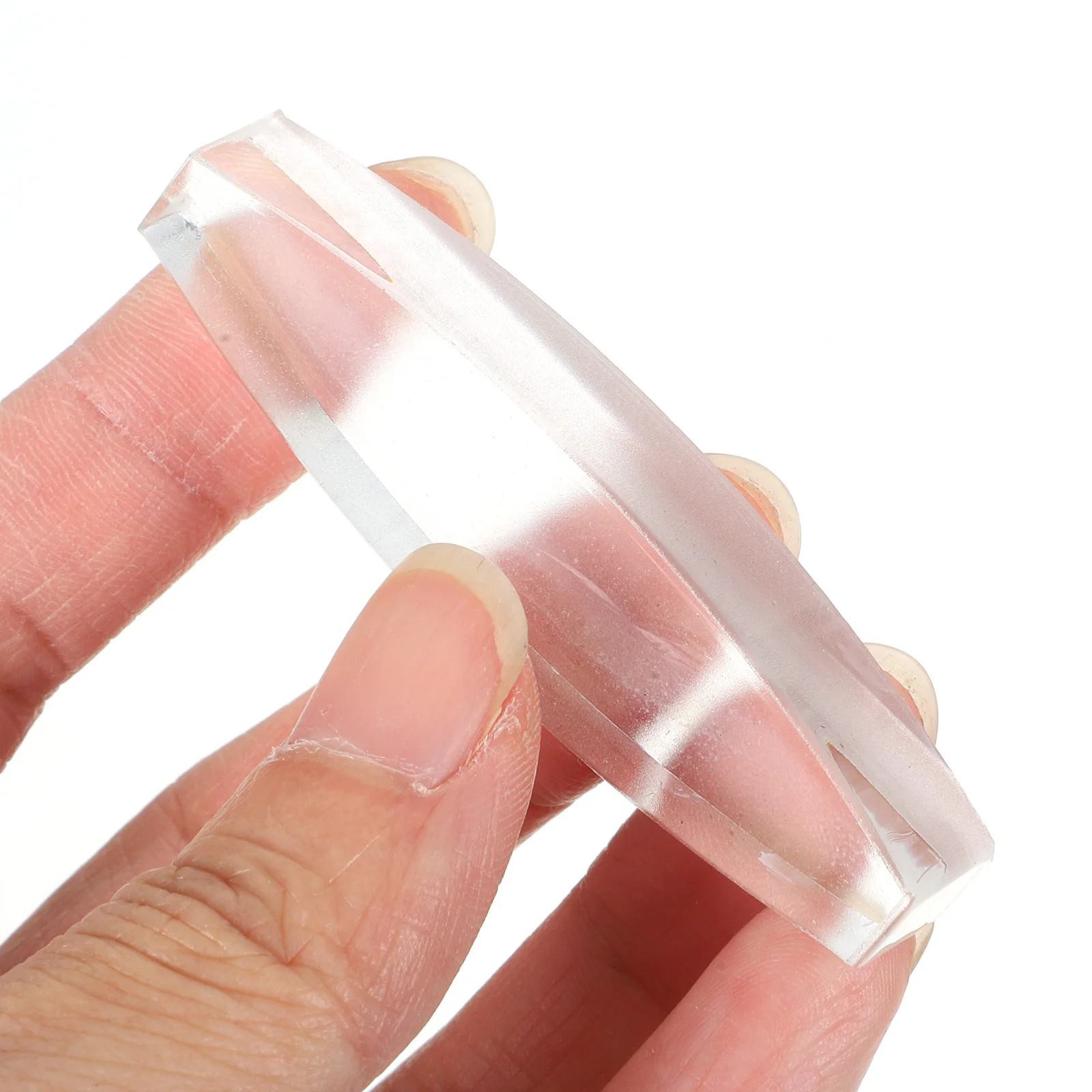 

5Pcs Transparent Physics Optical Lens Set Concave Convex Lens Teaching Equipment for Physics Light Refraction Experiment