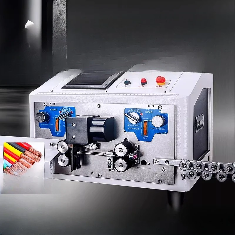 

Automatic computer wire stripping machine, electronic wire stripping and twisting machine