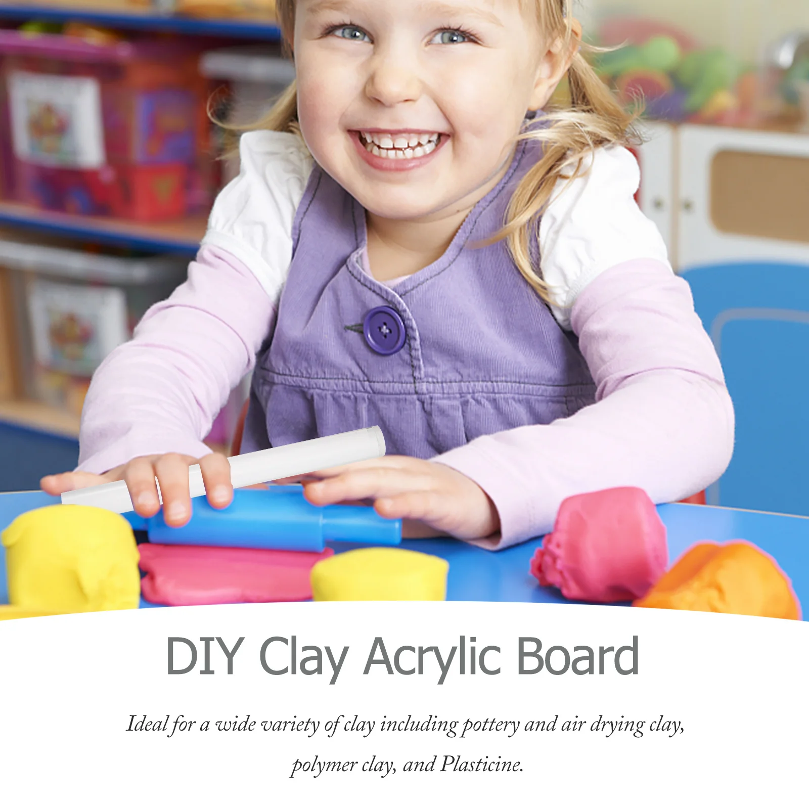 

3pcs Acrylic Sheet Boards Clay Sculpture Modeling Tools Set For Pottery Polymer Air Dry Clay Diy Craft Kit Accessory