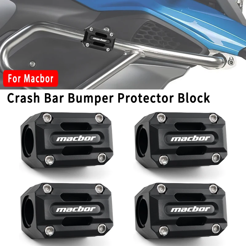 Engine Guard Bumper Protection Decorative Trim Block Crash Bar For Macbor Montana XR5 XR 5 X R5 XR1 2019-2025 Accessories