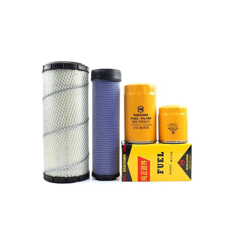 For Doosan Daewoo Dx55/60/75-9c Engine Oil Diesel Whole Vehicle Maintenance Filter Element Excavator Accessories