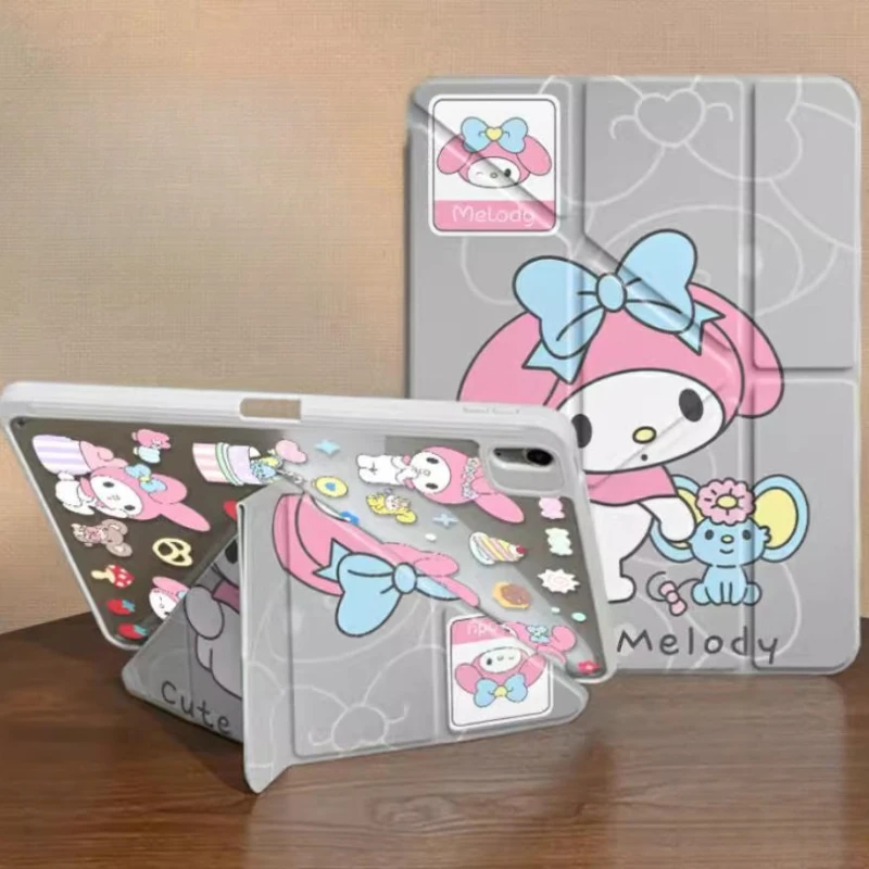 

Sanrio My Melody Hello Kitty для iPad Case 아이패드 케이스 3 + Y Fold IPad A16 Pro 4 5 6, чехол для планшета, защитный чехол 10-го поколения