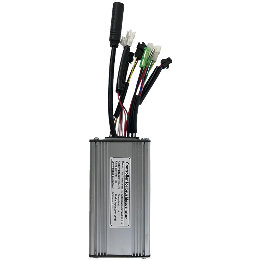 

High Efficiency 3648V KT22A Waterproof Controller with Dual Head Lamp Line 9 Tube Square Wave for E Bike Motors