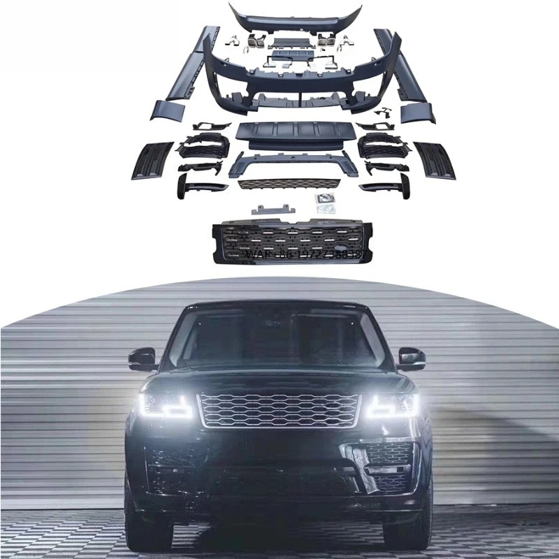 

Perfect Fitment RR Vogue to SVO Before 17 Year Body Kit With Front Bumper Rear Bumper Side Skirt Grille Auto Body Systems