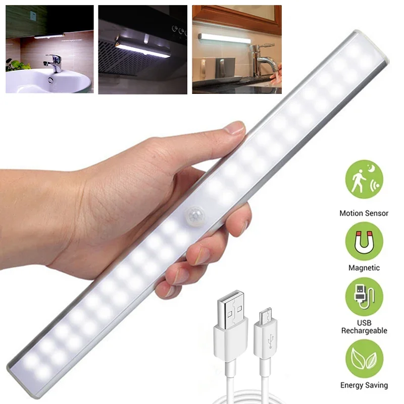 

Motion Sensor Light Wireless LED Night Lights Bedroom Decor Light Detector Wall Decorative Lamp Staircase Closet Room Aisle Ligh