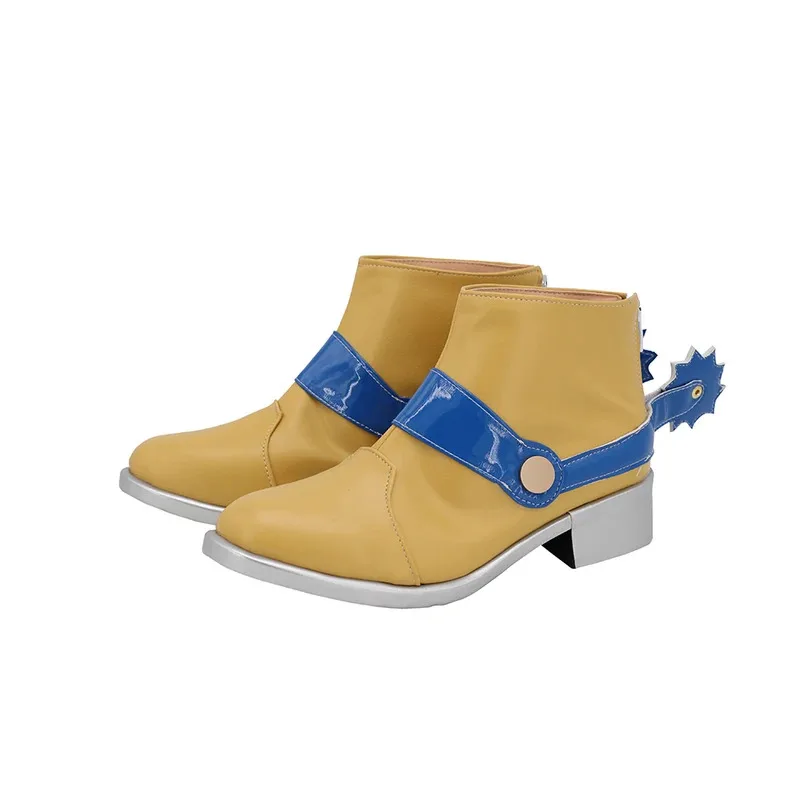 أحذية جوجو 7 الدوران التأثيرية جوجو مغامرة غريبة كرة فولاذية تشغيل الدوران Zeppeli أحذية كوسبلاي أحذية مخصصة للجنسين