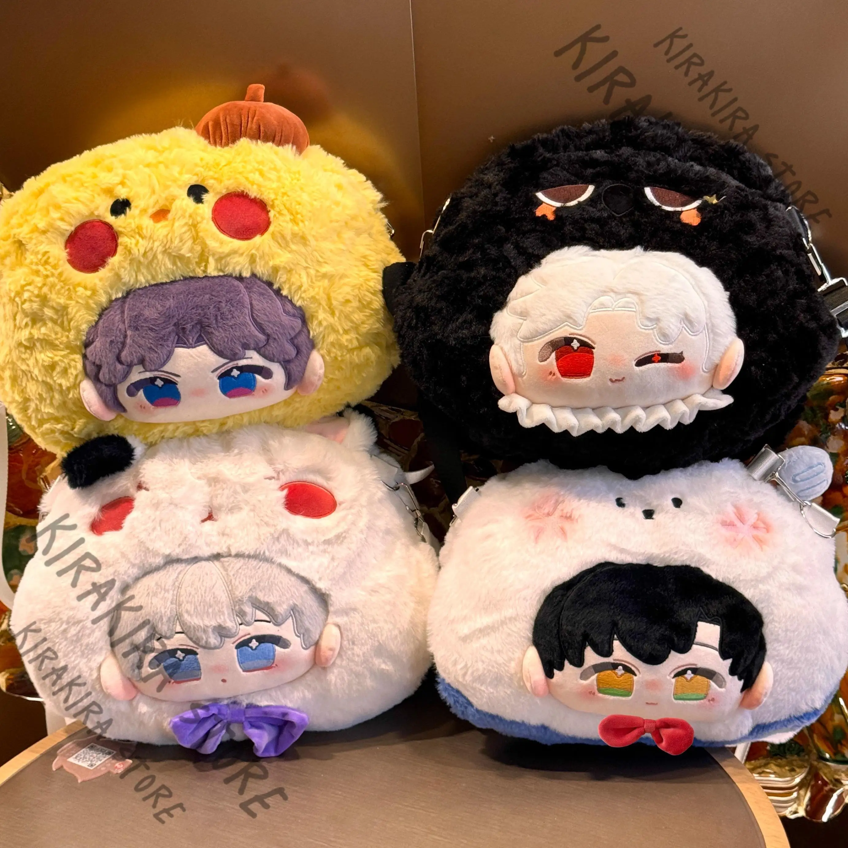 

Xavier Sylus Caleb Anime Cotton Maumet Love and Deepspace Rafayel Zayne Hand Warmer Pillow Messenger Bag Handbag Cosplay Mascot