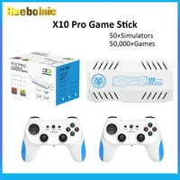 Reebolnic X10 Pro 128G 50000 + consola de videojuegos Retro instalada, salida 4K HD, 50 + simuladores, controlador inalámbrico, regalos para niños