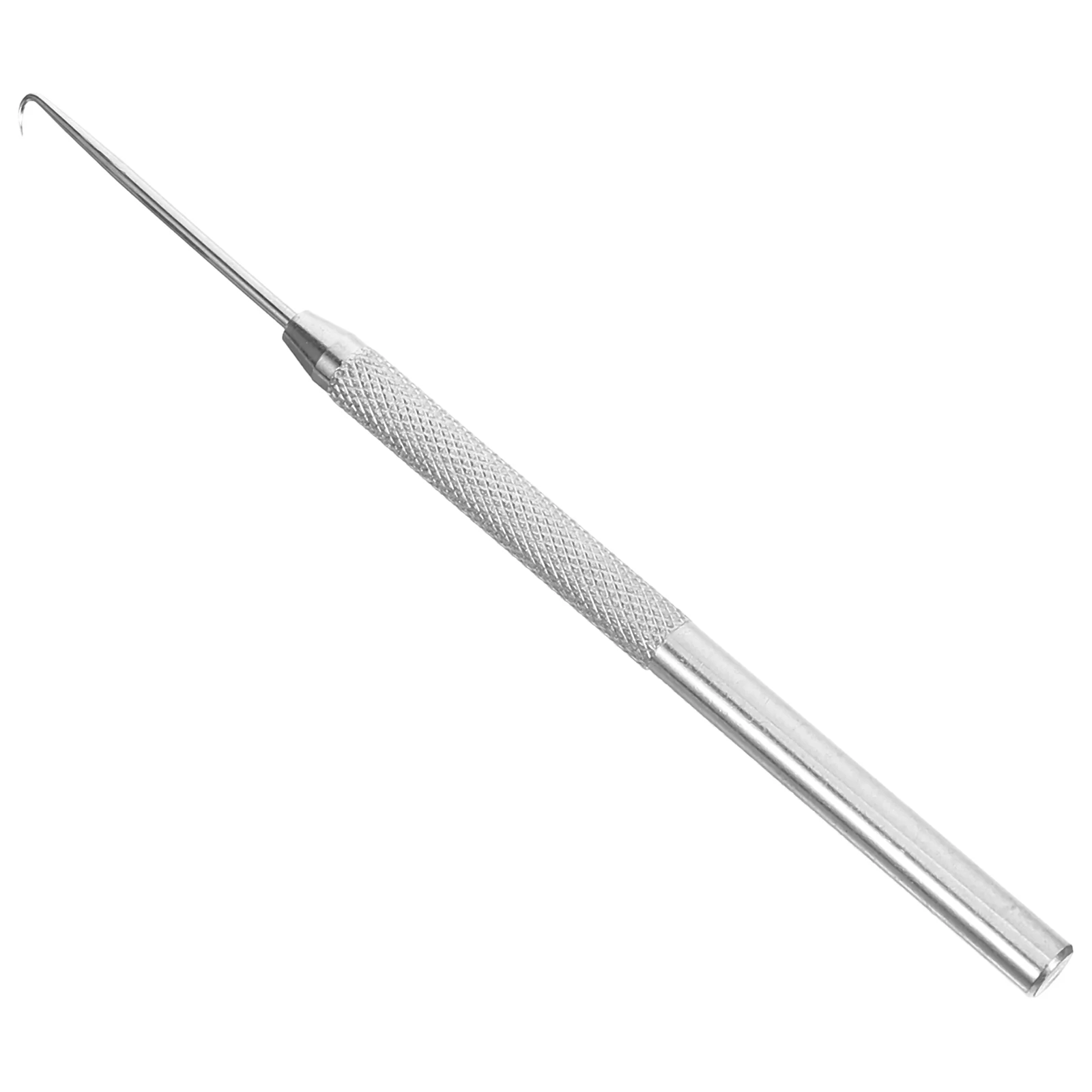 Tennis Racket Stringing Hook Badminton Wire Pulling Tools Threading Silver Metal