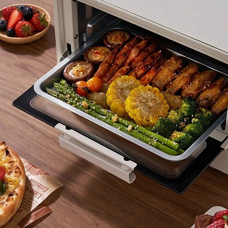 Kitchen Baking Tray Eco-Friendly Non-Stick Perforate Heat Resistant Aluminum Alloy Baking Food Tray B Durable