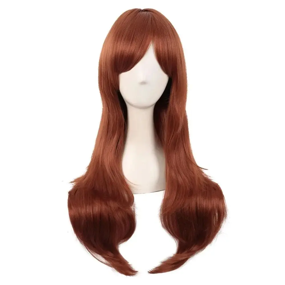

28" 70cm Long Curly Hair Ends Costume Cosplay Wig