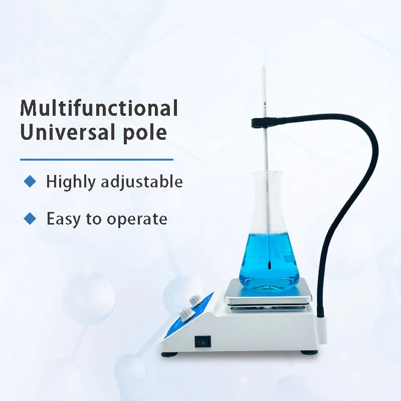 SH-2 Pengaduk Magnetik Digital Pengaturan Kecepatan Pemanasan Laboratorium Mixer Pigmen Vertikal Listrik Kecil